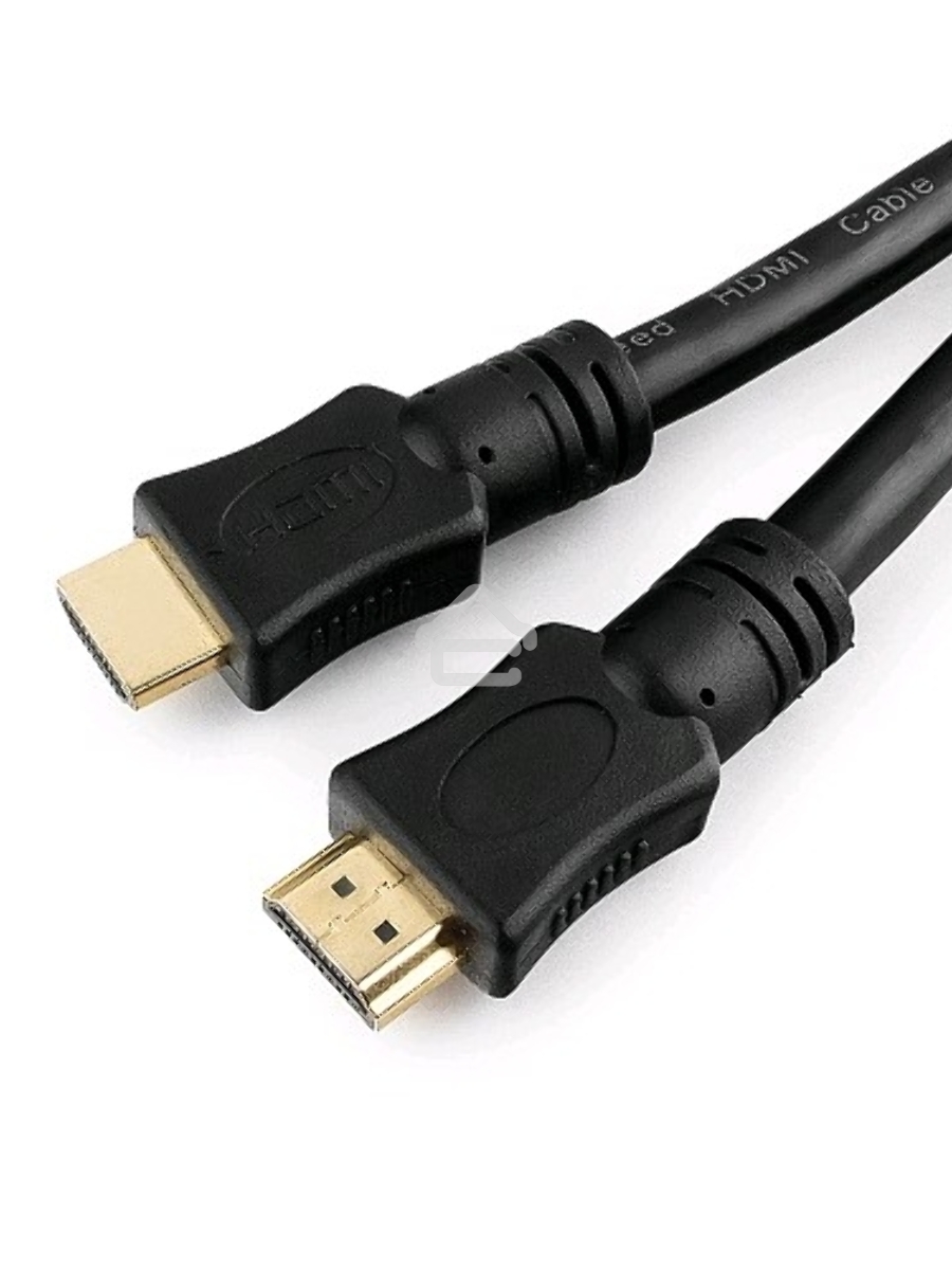 Кабель Cablexpert HDMI CC-HDMI4-15M, 19M/19M, v2.0, медь, позол.разъемы, экран, 15м, черный, пакет