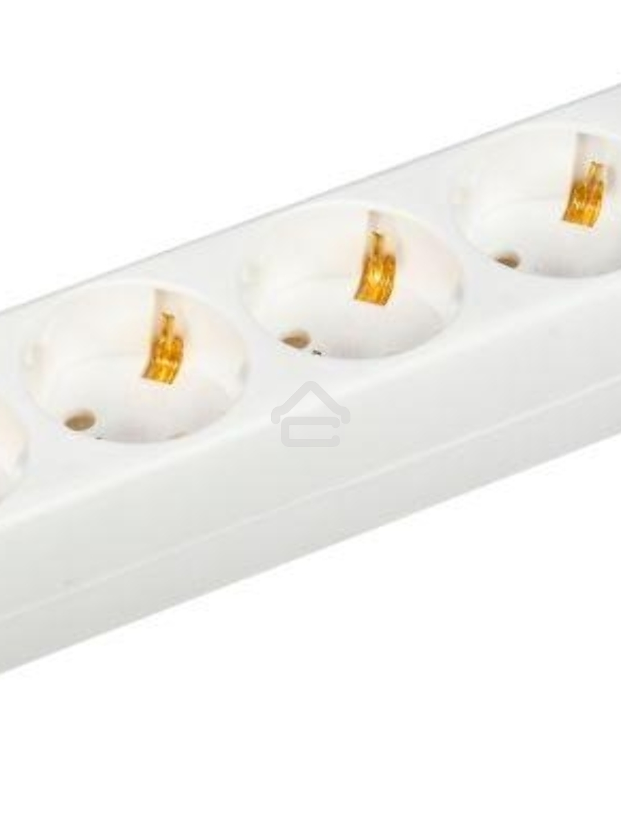Сетевой удлинитель IEK У05В WYP10-10-05-07-ZK-G, 7м, 5 розеток, белый