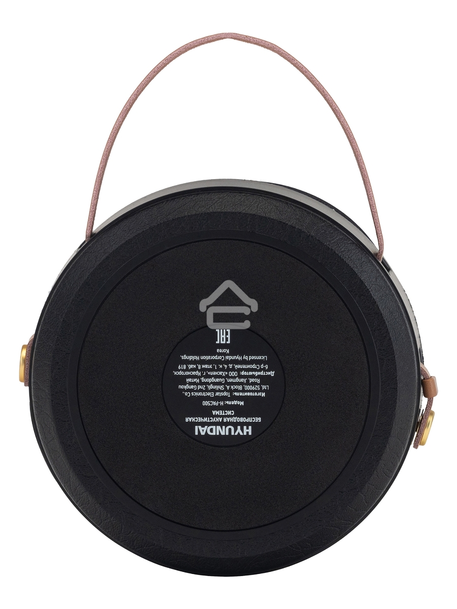 Колонка портатитвная Hyundai H-PAC500 черный 8W 1.0 BT/3.5Jack 10м 2200mAh