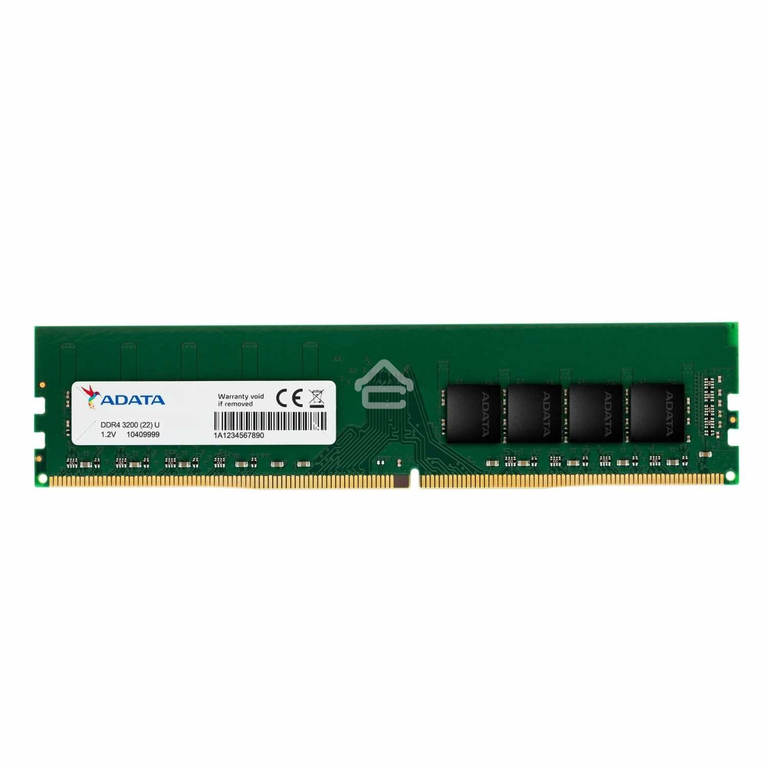 Оперативная память ADATA Premier, DDR4, 8GB (1x8GB), 3200MHz, CL22, DIMM