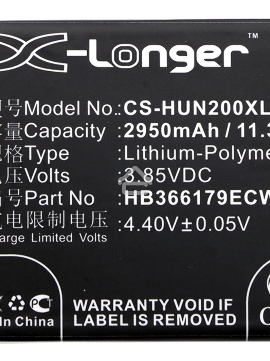Аккумулятор CameronSino CS-HUN200XL HB366179ECW для Huawei Nova 23.85V / 2950mAh / 11.36Wh