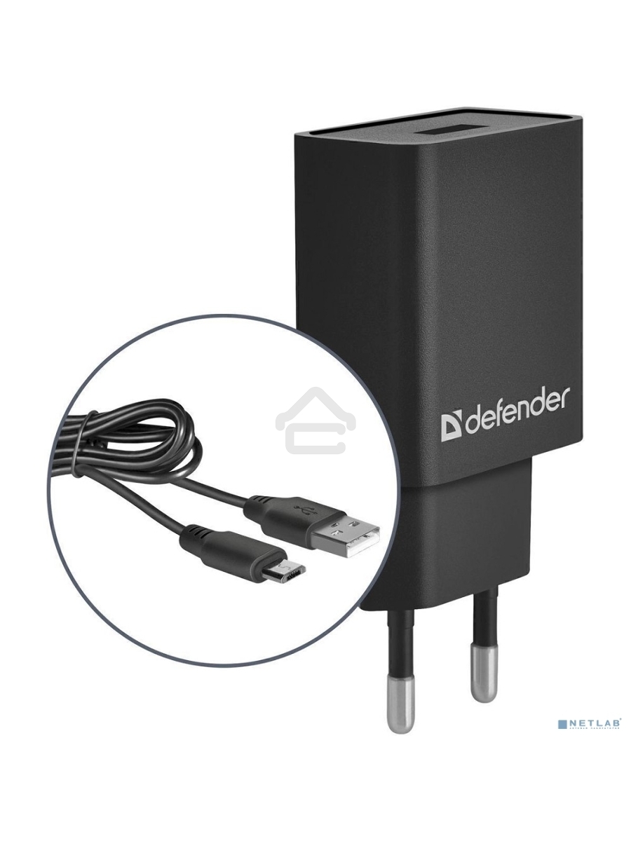 Сетевой адаптер Defender 1xUSB,5V/2.1А, кабель micro-USB (UPC-11)