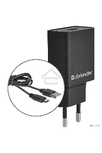 Сетевой адаптер Defender 1xUSB,5V/2.1А, кабель micro-USB (UPC-11)