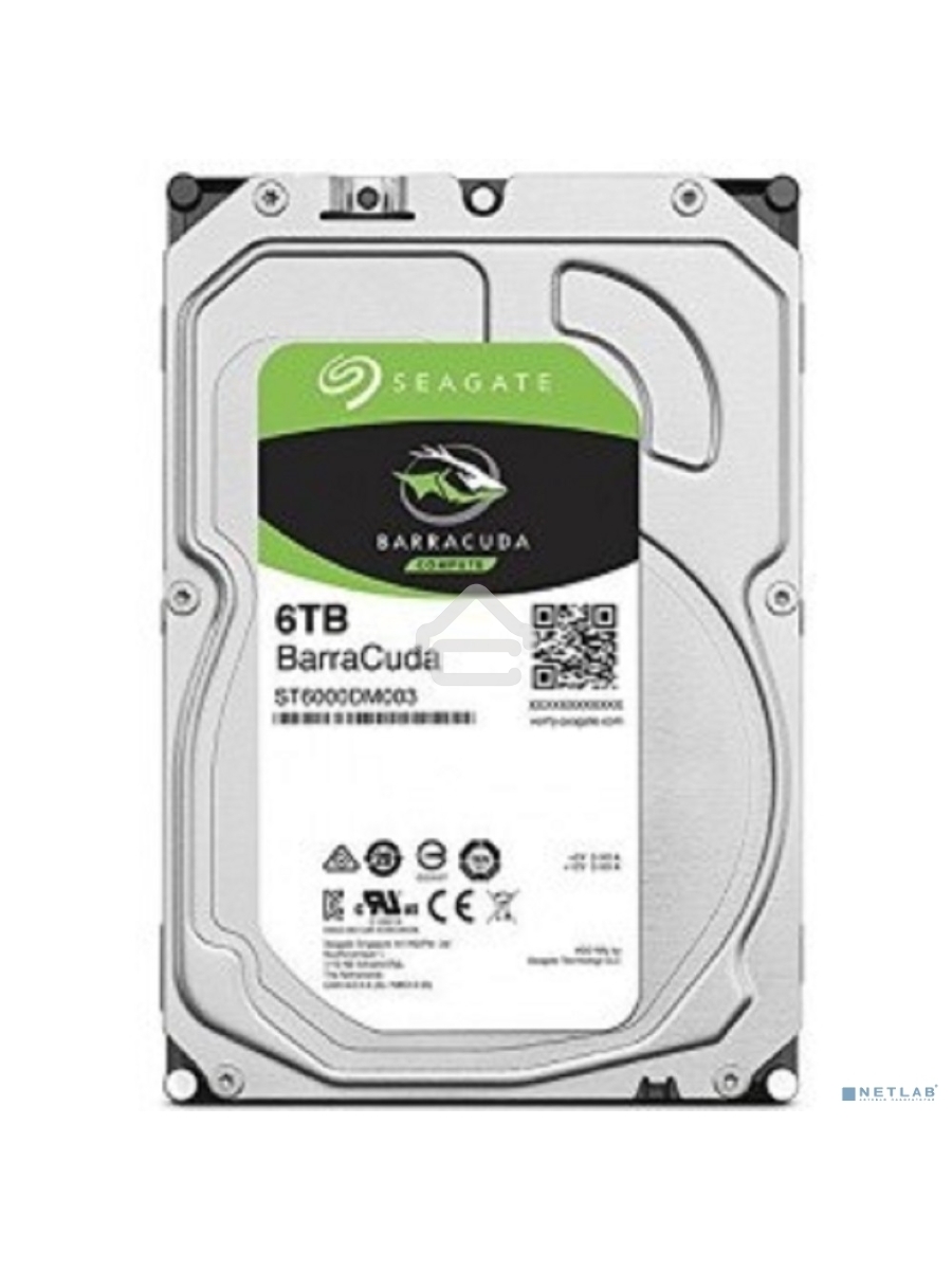 Жесткий диск Seagate 6Tb 5400rpm SATA 6GB/S 256MB ST6000DM003 Seagate Barracuda 3.5