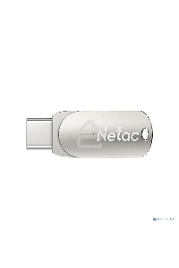 Флеш диск Netac U785 16Gb <NT03U785C-016G-30PN>, USB3.0+TypeC, металлическая