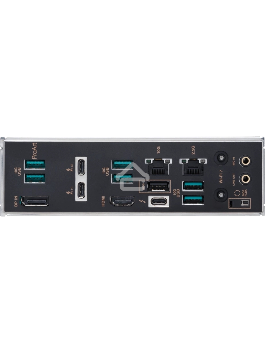 Материнская плата ASUS ProArt Z890-CREATOR WIFI, LGA 1851, Intel Z890, 4xDDR5, 4xSATA, 5xM.2, 2xPCIe 5.0 x16, 1xPCIe 4.0 x16, 1xHDMI, 1xDP, 1x 10Gb LAN, 1x 2.5Gb LAN, 2xUSB-C 10Gbps, 6xUSB-A 10Gbps, 1xUSB-A 2.0, 7.1, ATX