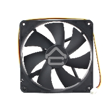 Вентилятор для корпуса Gembird 16611 черный, 140 мм, 1500 об/мин, 30 дБ, 3 pin