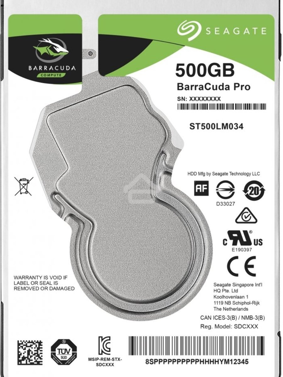 Жесткий диск Seagate HDD 500 GbBarraCuda ST500LM034 2.5