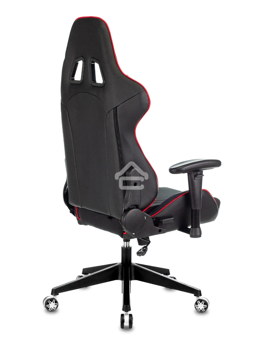 Кресло игровое Бюрократ VIKING 4 AERO RED две подушки черный/красный искусст.кожа/ткань