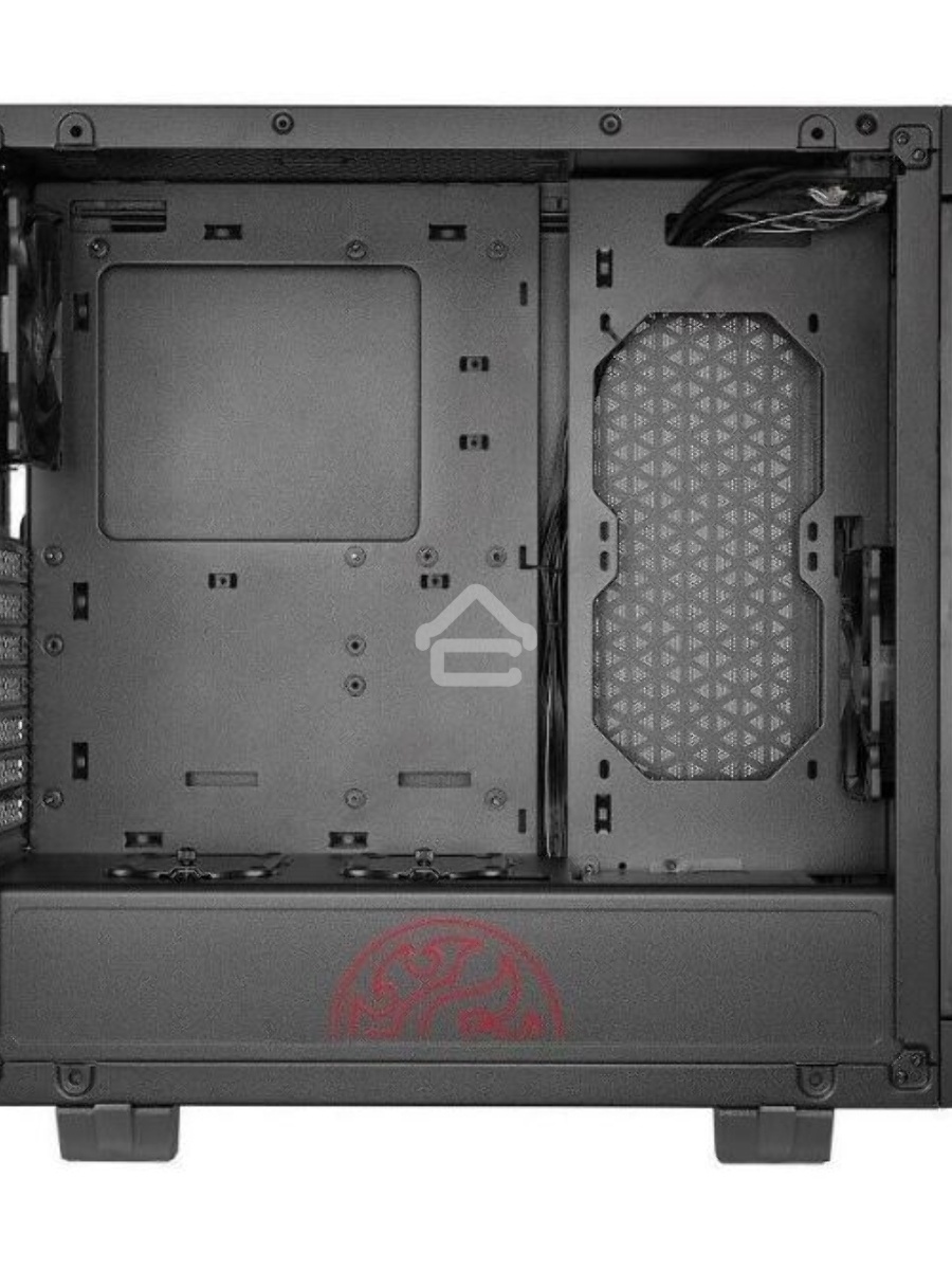 Компьютерный корпус XPG INVADER-BLACKCOLOR BOXWORLDWIDE (ATX, подсветка ARGB, 2 вентилятора 120мм, стеклянная боковая панель, черный)
