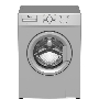Стиральная машина Beko WRE 65P1 BSS серебристый, загрузка фронтальная 6 кг, 1000 об/мин., класс: А