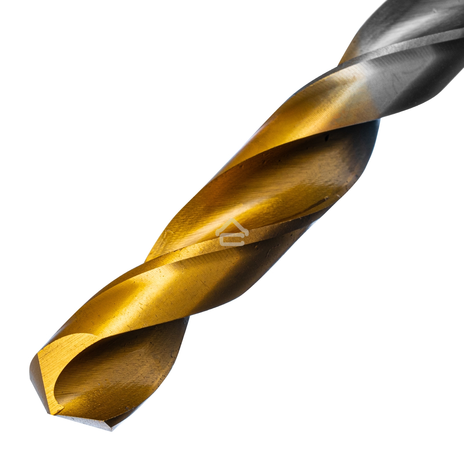 Сверло спиральное по металлу Denzel 11 х 195 мм, Р6М5, Golden Tip, удлиненное