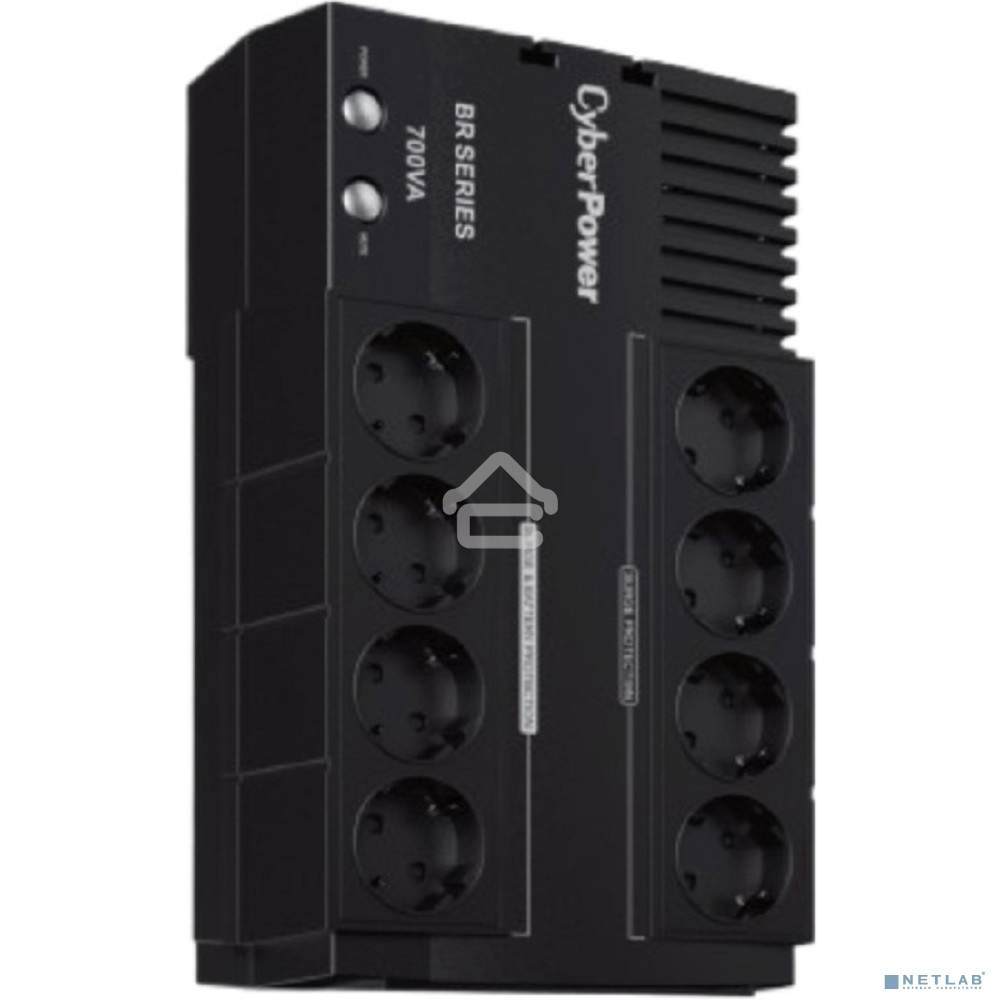 Источник бесперебойного питания Cyberpower BR700EA Line-Interactive 700VA/420W USB/RJ11/45 (4+4 EURO)