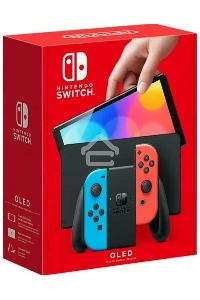 Игровая приставка Nintendo Switch OLED сине-красный