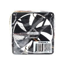 Вентилятор для корпуса Gembird 16611 черный, 140 мм, 1500 об/мин, 30 дБ, 3 pin