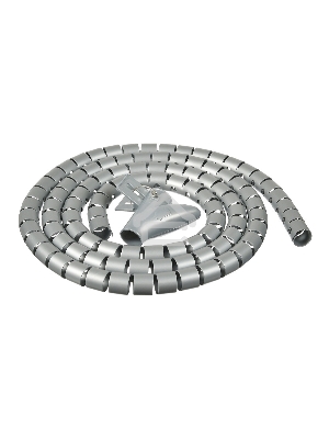 Кабельный органайзер Buro BHP CG155S Spiral Hose 15x1500mm Silver