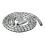 Кабельный органайзер Buro BHP CG155S Spiral Hose 15x1500mm Silver