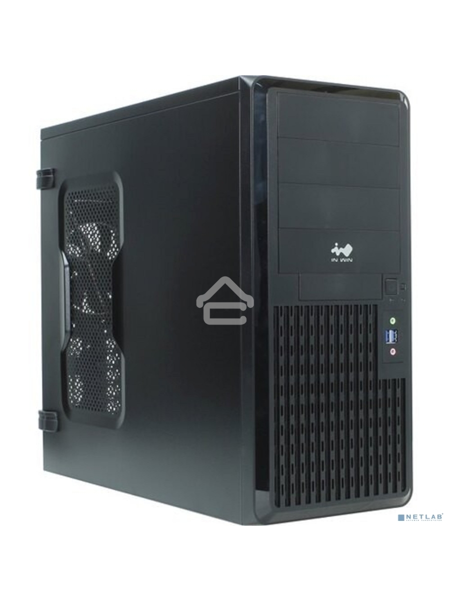 Компьютерный корпус Midi Tower InWin PE689 Black 650W B65E 80plus Bronze USB3.0*2+A(HD)+front fan 120mm*1+rear fan 120mm*1+ 2*2SATA+1*1SATA / holes for SL20” RACKMOUNT
