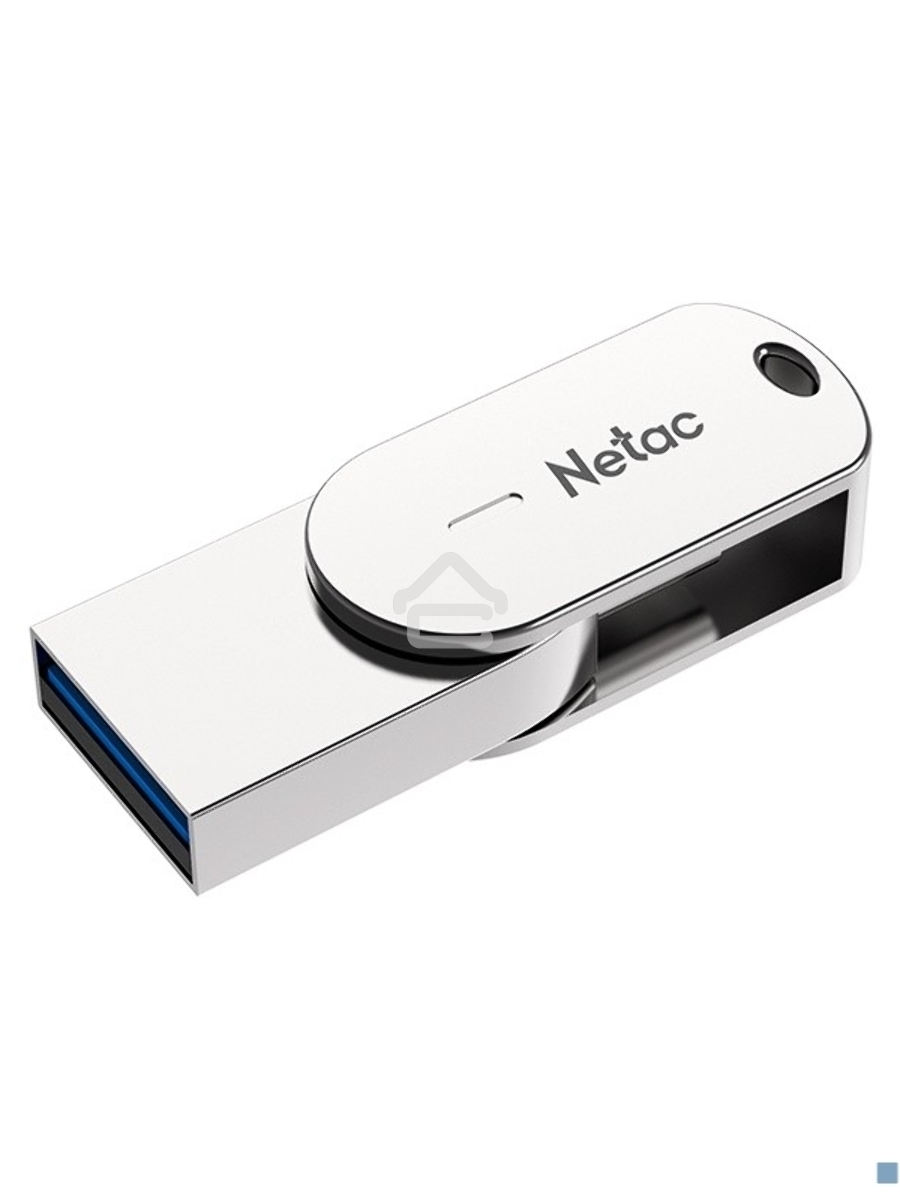Флеш диск Netac U785 16Gb <NT03U785C-016G-30PN>, USB3.0+TypeC, металлическая