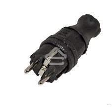 Вилка прямая EKF RPS-011-16-230-44 каучуковая 230В, 2P+PE, 16A, IP44 EKF PROxima