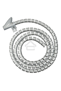 Кабельный органайзер Buro BHP CG155S Spiral Hose 15x1500mm Silver