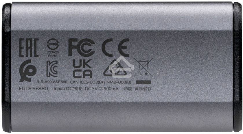 Внешний накопитель SSD ADATA 1Tb USB3.2, SE880, R/W 2000MB/2000MB/s, серый
