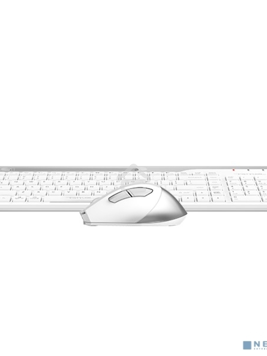 Клавиатура + мышь A4Tech Fstyler FB2535C клав:белый/серый мышь:белый/серый USB беспроводная Bluetooth/Радио slim