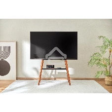 Подставка для телевизора Cactus CS-ST3645BKWN черный/орех 43