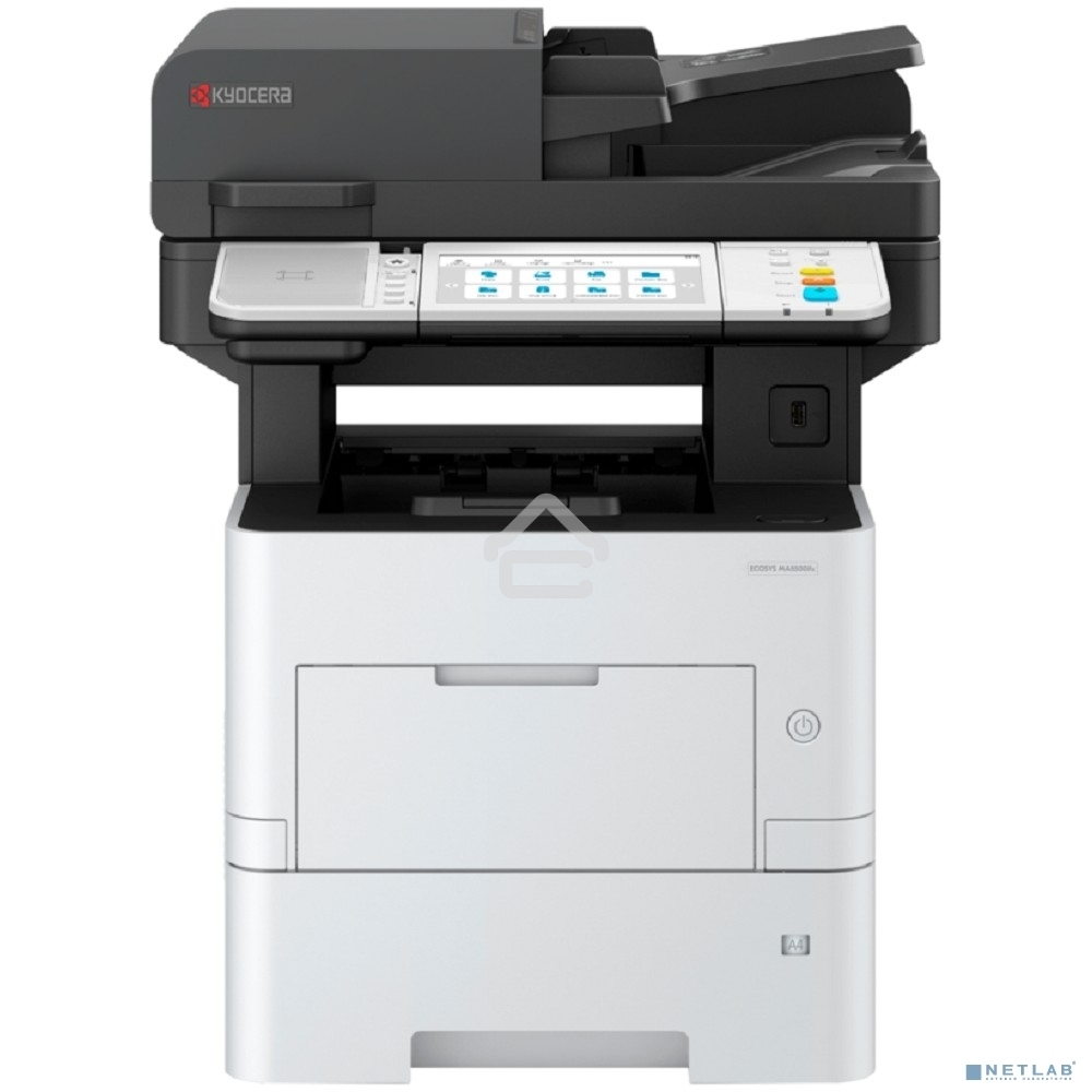 МФУ лазерное Kyocera ECOSYS MA4500ix (110C113NL0), A4, ч/б, печ. до 45 стр/мин., скан. до 60 стр/мин. (ч/б) 40 стр/мин. цвет, 1200 x 1200 dpi (печать) 600x600dpi (скан.), USB, RJ-45, Air Print, Mopria