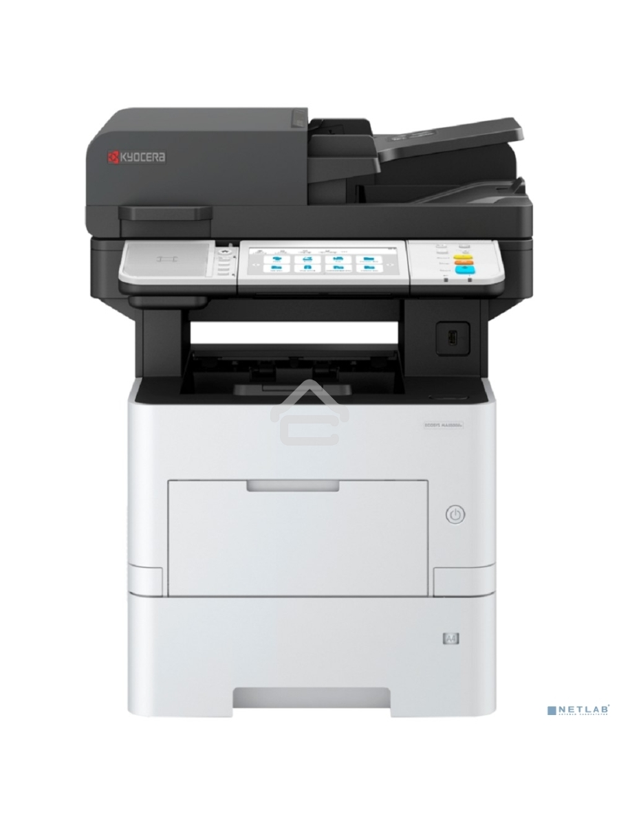МФУ лазерный Kyocera ECOSYS MA4500ix (110C113NL0), A4, ч/б, печ. до 45 стр/мин., скан. до 60 стр/мин. (ч/б) 40 стр/мин. (цвет), 1200 x 1200 dpi (печать) 600x600dpi (скан.), USB, RJ-45, Air Print, Mopria