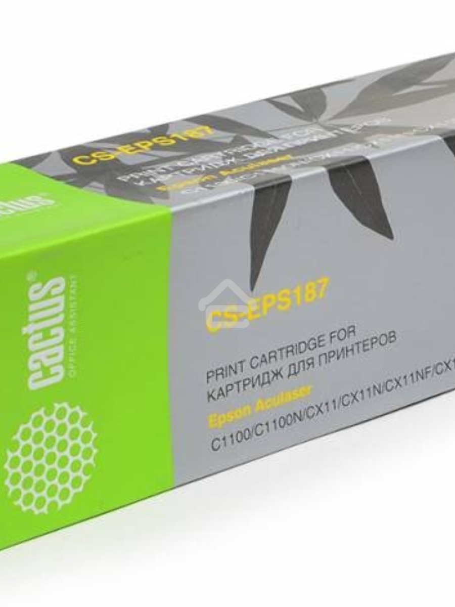 Картридж лазерный Cactus CS-EPS187 желтый (4000 стр) для Epson AcuLaser C1100/C1100N/CX11/CX11N/CX11NF/CX11NFC
