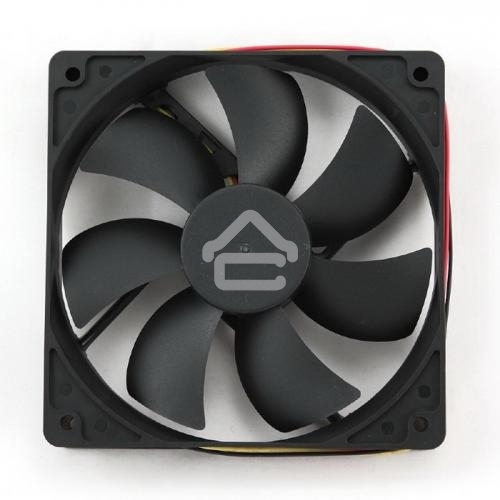 Вентилятор для корпуса Gembird FANCASE3/BALL черный, 120 мм, 2000 об/мин, 38 дБ, 3 pin