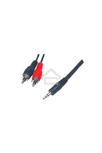 Кабель аудио Gembird Jack3.5 / 2xRCA, 1.5м