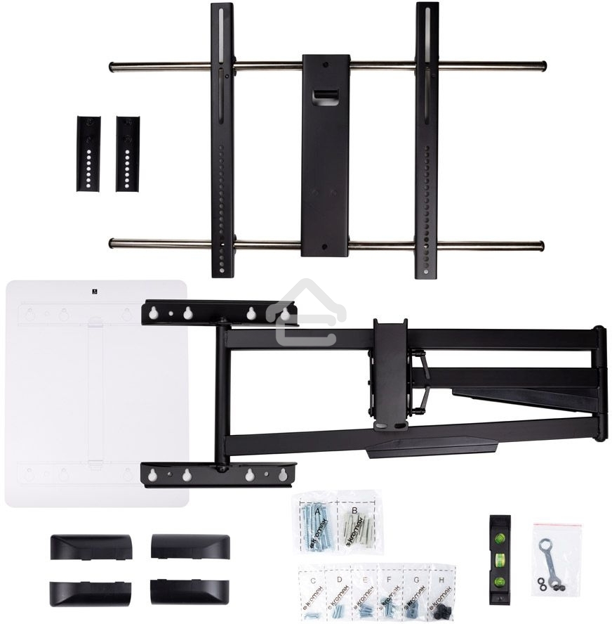 Кронштейн для телевизора Kromax ATLANTIS-120 black 1 шт/уп. 40