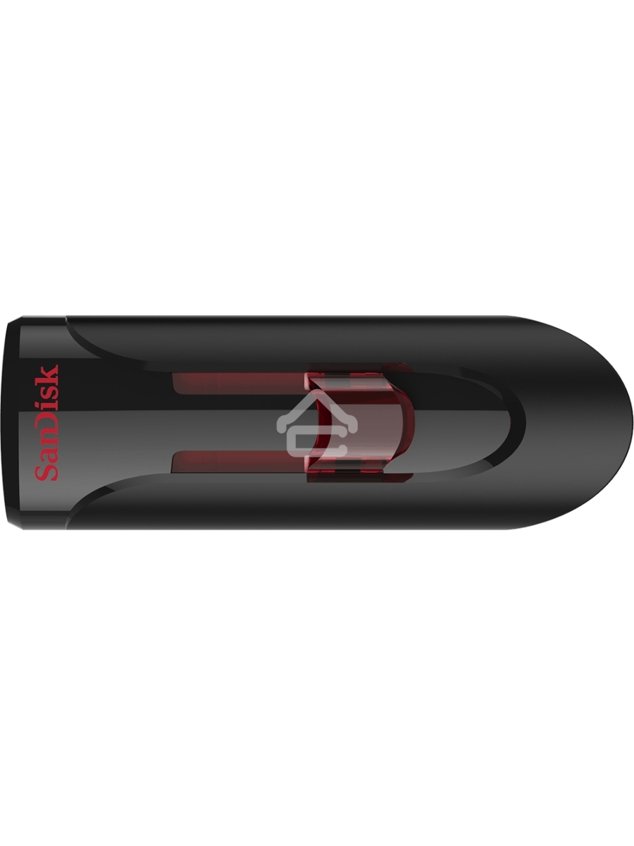 Флеш диск Sandisk 128Gb Cruzer Glide SDCZ600-128G-G35 USB3.0 черный/красный