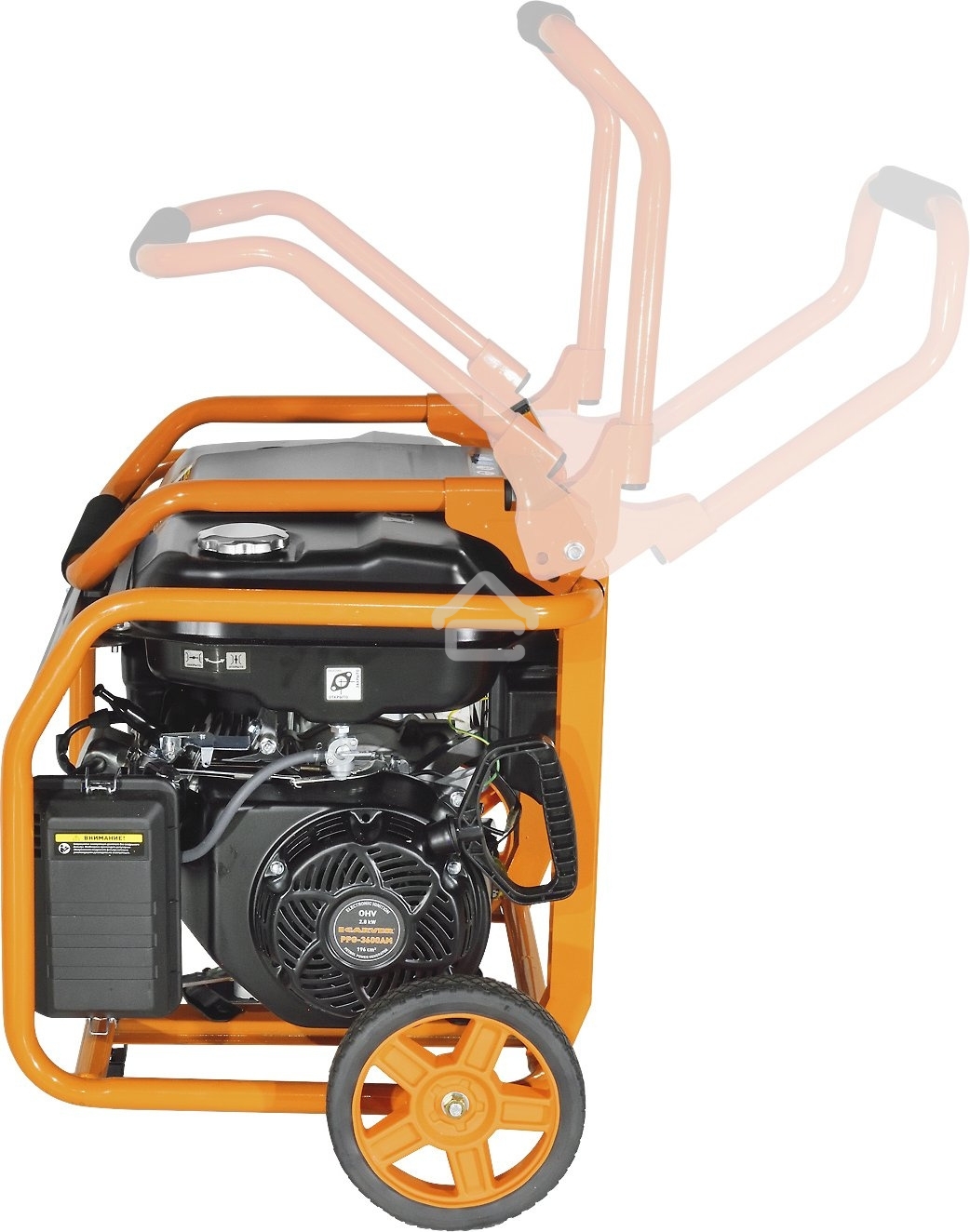 Электрогенератор бензиновый Carver PPG-3600AM, 2.8 кВт, 67 дБ, 50 кг