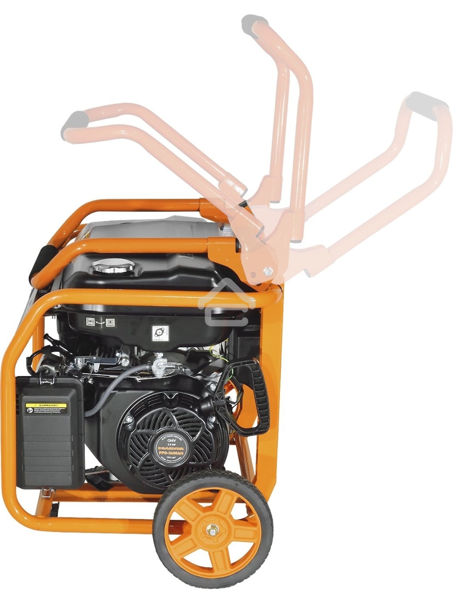 Электрогенератор бензиновый Carver PPG-3600AM, 2.8 кВт, 67 дБ, 50 кг