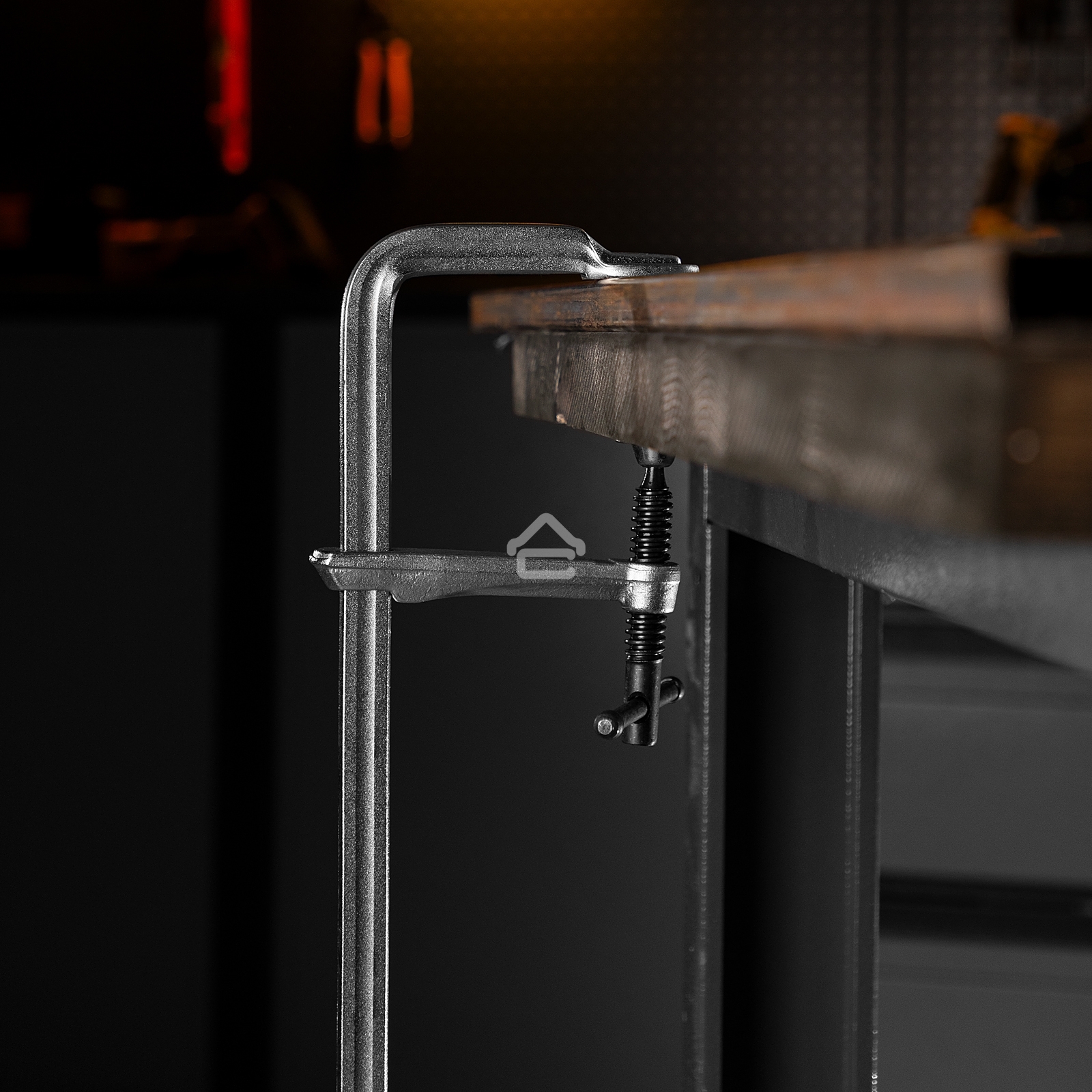 Струбцина Denzel F-образная, 100x600 мм, кованая