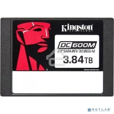Накопитель SSD Kingston SSD DC600M, 3840Gb, SATA III, 2.5