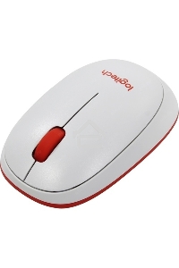 Клавиатура + мышь Logitech Wireless Combo MK 240 Nano White-red 920-008212
