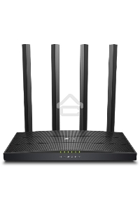 Роутер беспроводной TP-Link Archer C6U AC1200 10/100/1000BASE-TX/4G ready черный