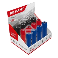 Фонарь Rexant универсальный повседневный сфокусированный свет 1 Вт, пластик, 3 х ААА