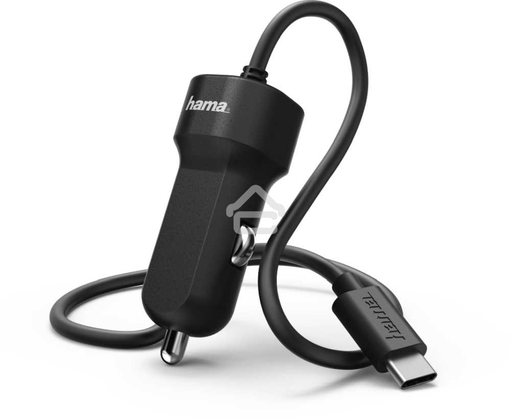 Автомобильное зарядное устройство Hama H-173618 3A PD универсальное черный