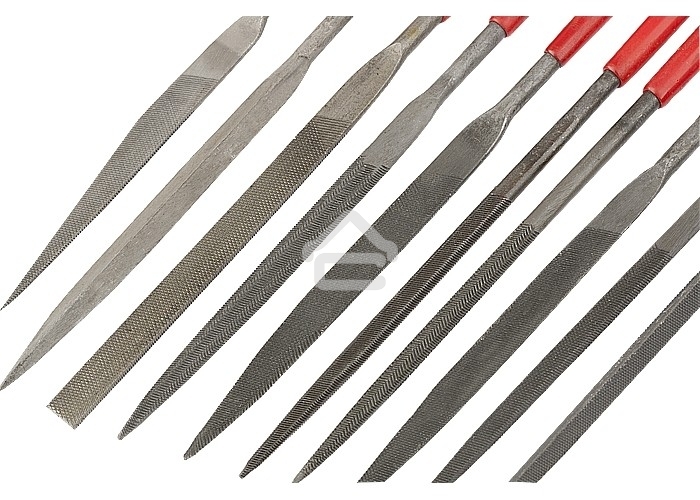 Набор надфилей Matrix 160 х 4мм 10шт обрезиненные рукоятки