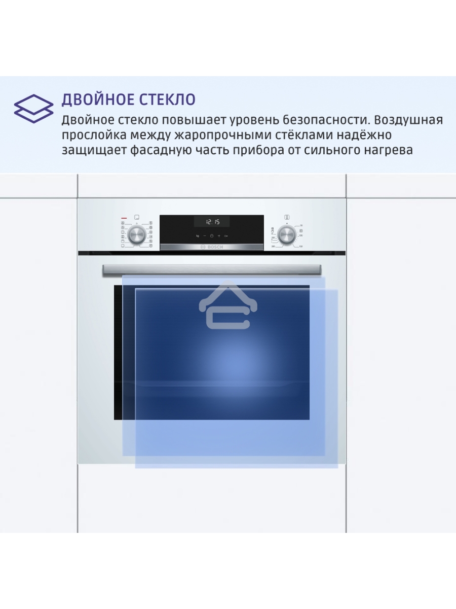 Духовой шкаф Bosch HIJ517YW0R, встраиваемый