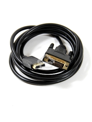 Кабель-переходник DisplayPort---DVI_M/M 1,8м Telecom  <TA668-1.8M> 