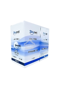 Кабель SkyNet Light FTP indoor 2x2x0,46, медный, FLUKE TEST, кат.5e, однож., 305 м, box, серый
