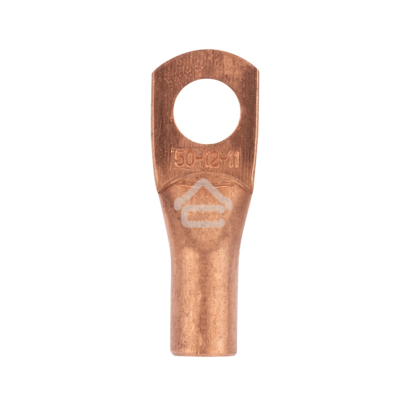 Наконечник медный ТМ 50-12-11 (50мм² - Ø11мм) (в упак. 50 шт.) Rexant