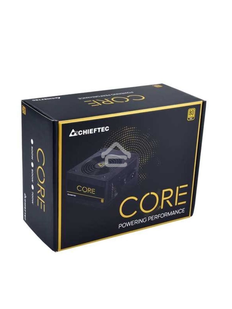 Блок питания Chieftec BBS-600S, 600Вт, 80 PLUS Gold, 120мм, черный