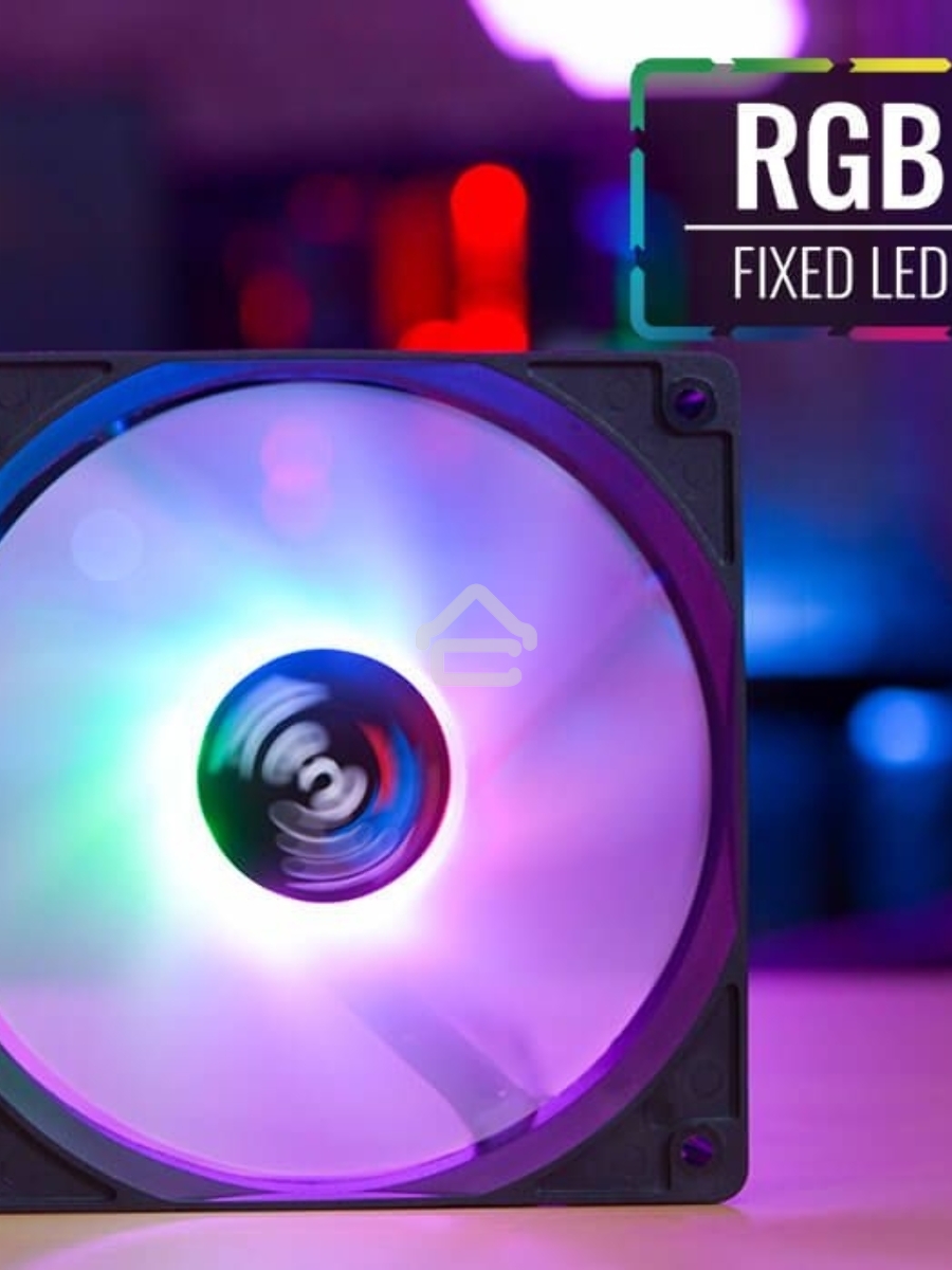 Вентилятор для корпуса Aerocool / Formula Frost 12 черный, 120 мм, 1000 об/мин, 23.7 дБ, 3 pin